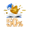 신규 50%